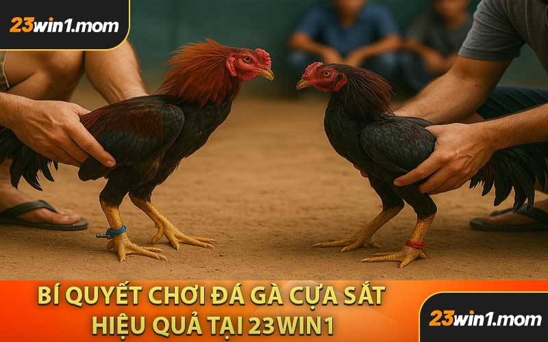 Bí Quyết Chơi Đá Gà Cựa Sắt Hiệu Quả Tại 23WIN1