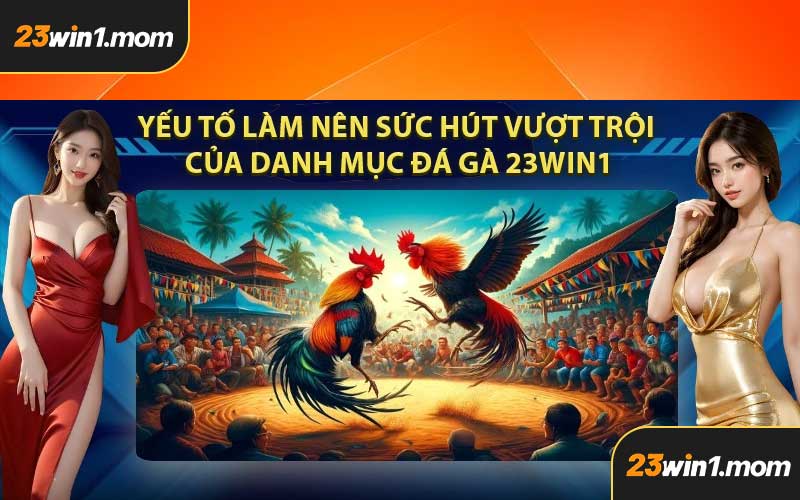 Yếu Tố Làm Nên Sức Hút Vượt Trội Của Danh Mục Đá Gà 23WIN1