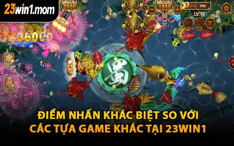 Điểm Nhấn Khác Biệt So Với Các Tựa Game Khác Tại 23WIN1