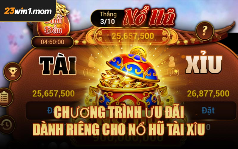 Chương trình ưu đãi dành riêng cho Nổ Hũ Tài Xỉu