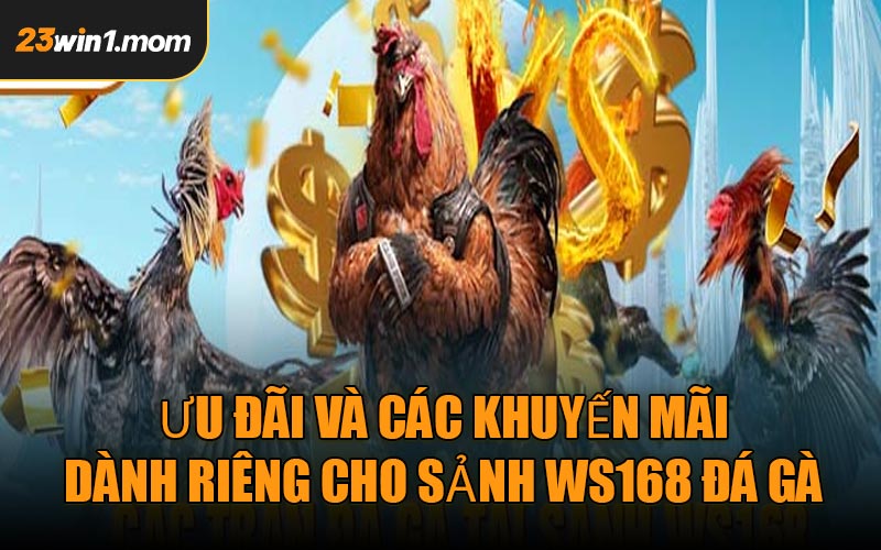 Ưu đãi và các khuyến mãi dành riêng cho sảnh WS168 Đá Gà